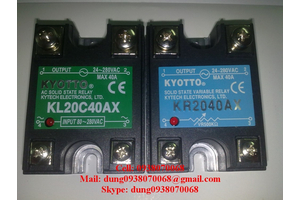 SSR KD40C40AX, KD40C75AX, KL40C50AX, KG1025D, KD40C50AX