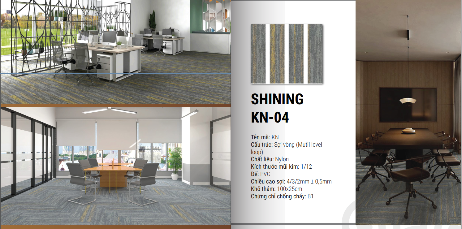 Thảm tấm nylon cao cấp GOMA-SHINING-KN