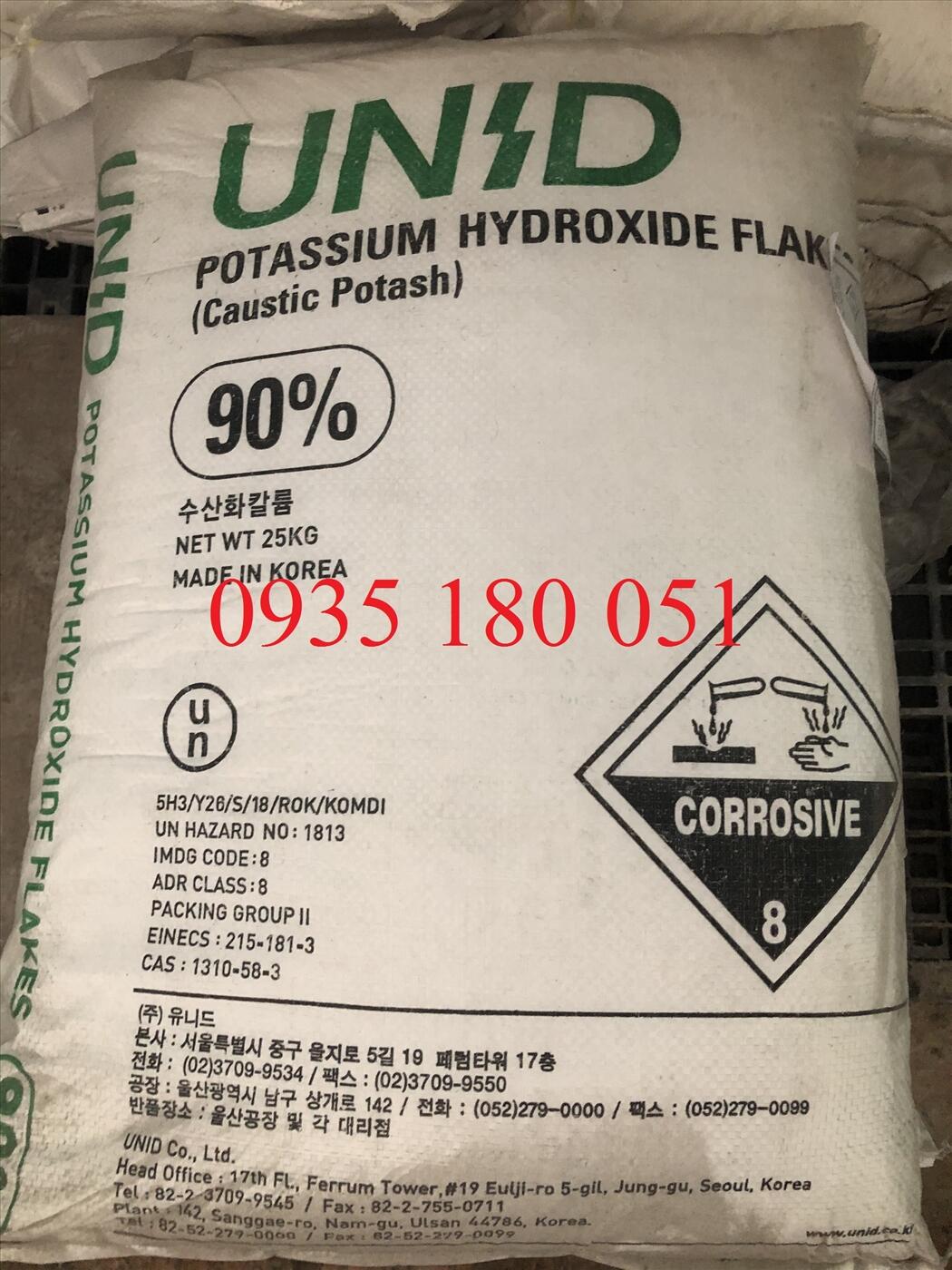 Potassium hydroxit KOH 90%