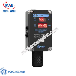 Cảm biến khí CO2, độ ẩm cầm tay EMS KS-416