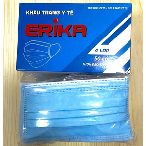 Khẩu trang y tế 4 lớp Erika (giấy lọc)