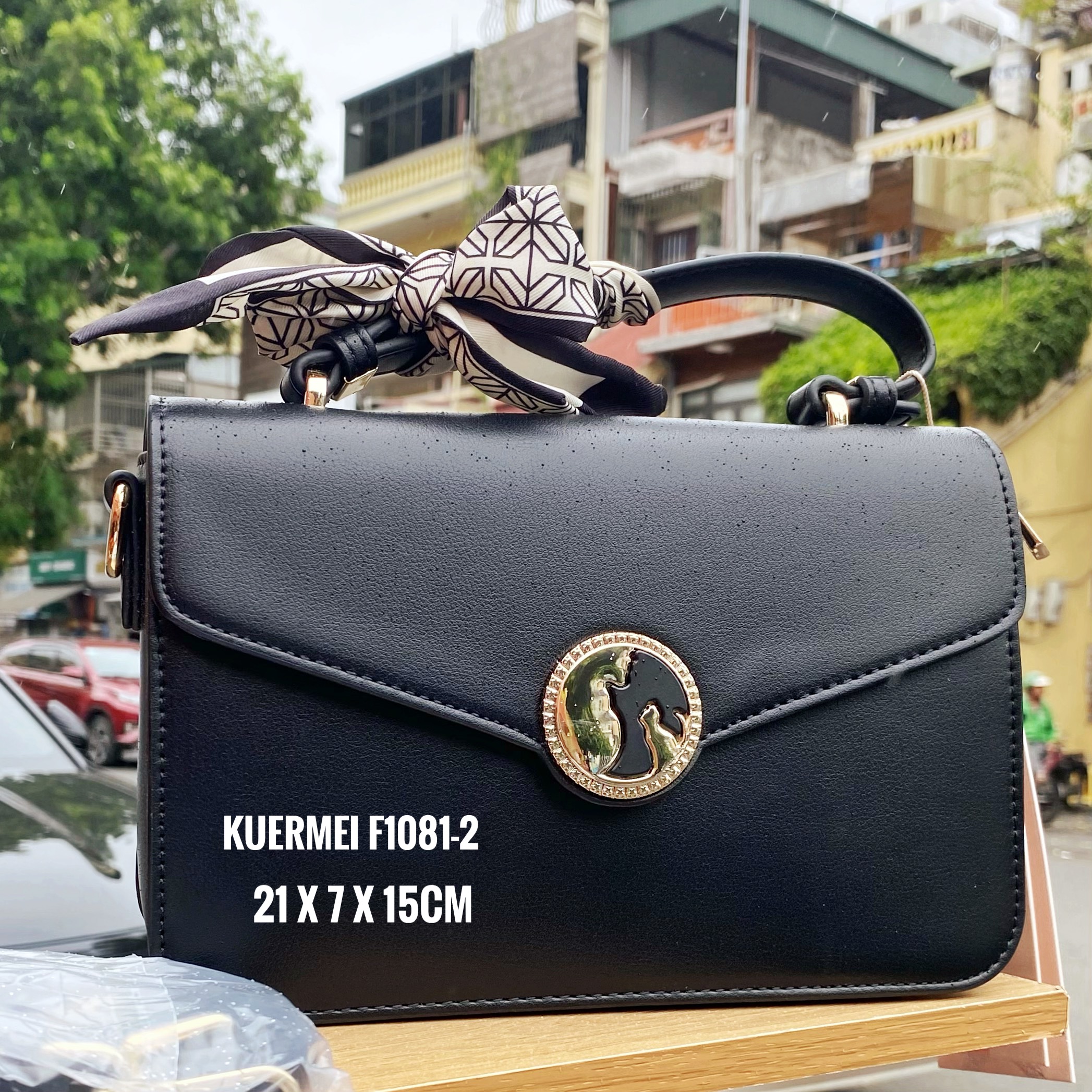 TÚI XÁCH TAY / ĐEO VAI NỮ KUERMEI F1081-2 CHÍNH HÃNG