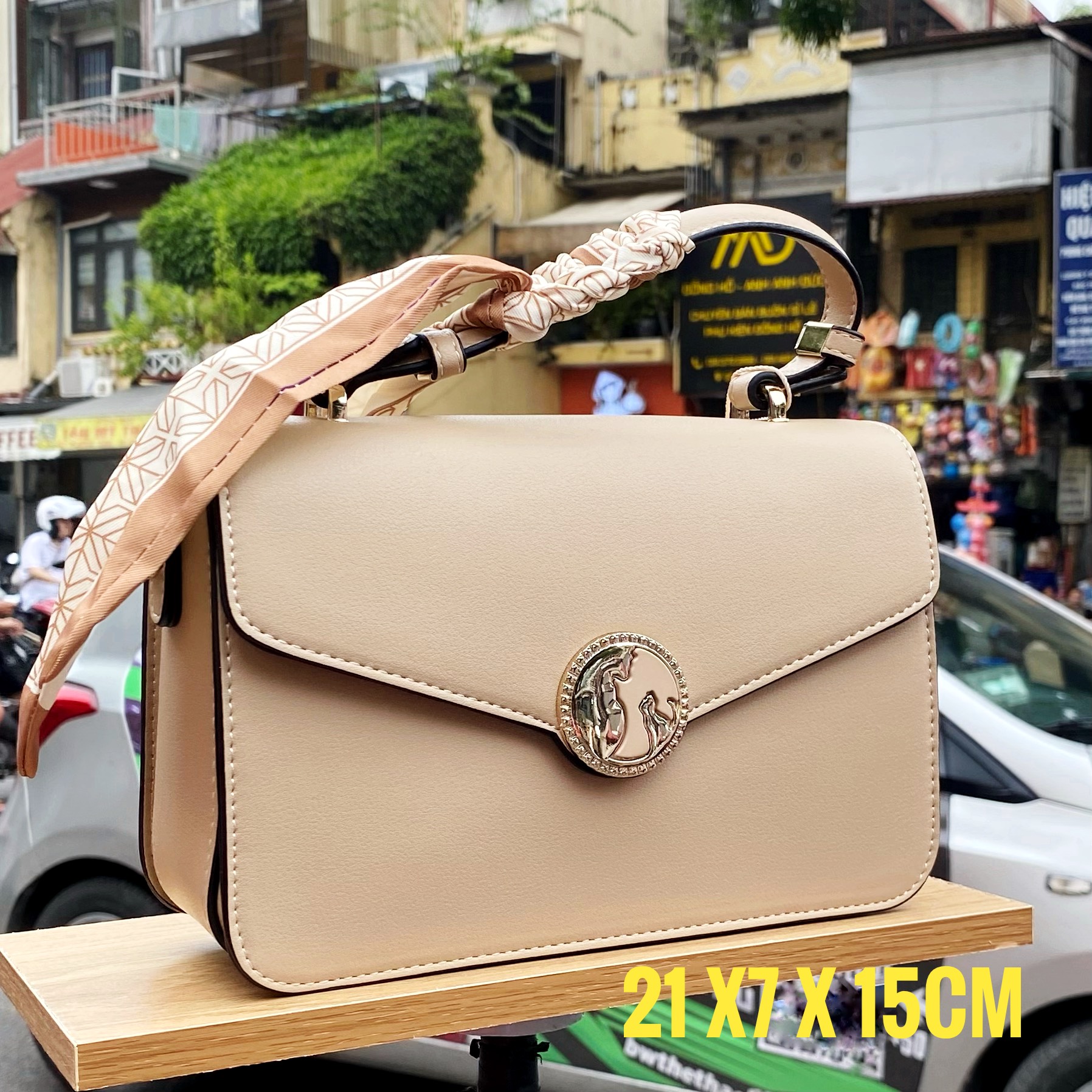 TÚI XÁCH TAY / ĐEO VAI NỮ KUERMEI F1081-2 CHÍNH HÃNG