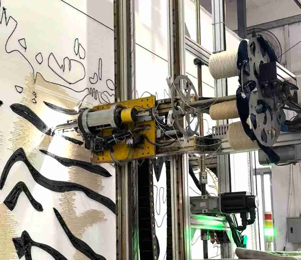 Kỹ thuật dệt tay thảm hand-tufted sợi acrylic