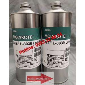 Chất bôi trơn khô nhanh Molykote L-8030 bao bì Dupont 2021