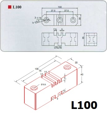 Sứ Kẹp Thanh Cái L100