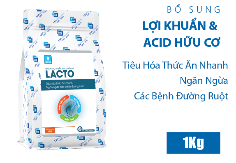 LACTO UV- BỔ SUNG LỢI KHUẨN VÀ ACID HỮU CƠ