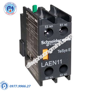 Khối tiếp điểm phụ gắn ở mặt trước 1NO/1NC- Model LAEN11