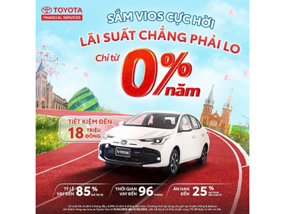 Lãi suất 0% dành riêng cho 3 dòng xe hot nhất