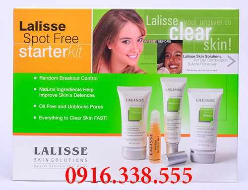 Bộ trị mụn Lalisse skin solutions Điều Trị Mụn Tối Ưu Lalisse Spot-Free Starter Kit (bộ nhỏ)