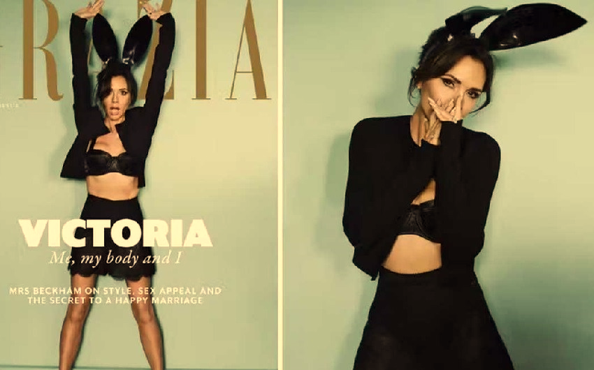 Victoria Beckham là gương mặt trang bìa tạp chí Grazia ấn bản cao cấp. Ảnh: Grazia