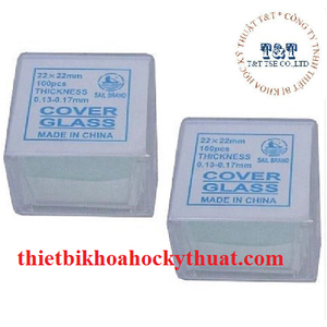 Lamen kính hiển vi Cover Glass 22x22mm