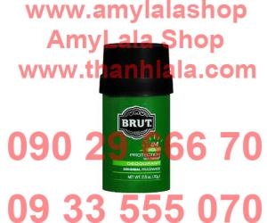 Lăn khử mùi Brut 24 Hour Protection with Trimax® tròn xanh (Made in USA) - 0933555070 - 0902966670 :