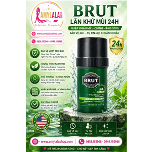 Lăn khử mùi Brut 24 Hour Protection with Trimax® tròn xanh nhập khẩu Mỹ - 0858193968 - 0944193968 - amylalashop.com -