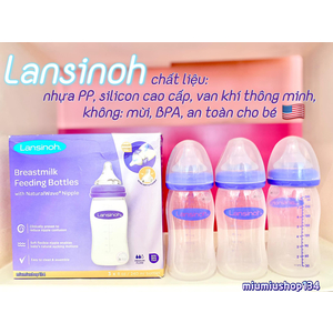 Bình sữa Lansinoh 240ml 🇺🇸