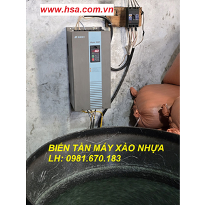 LẮP ĐẶT BIẾN TẦN GIÁ RẺ CHO MÁY XÀO NHỰA NGUYÊN LIỆU