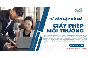 LẬP HỒ SƠ CẤP GIẤY PHÉP MÔI TRƯỜNG CHO DOANH NGHIỆP