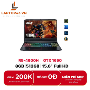 Laptop Acer Nitro 5 AN515-44-R9JM Ryzen 5-4600H/ 8GB/ 512GB/ GTX1650/ 15.6FHD 144HZ