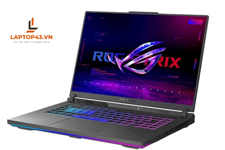 Laptop ASUS ROG Strix G16 G614PH-S5101W | Ryzen 9 8940HX | RTX 5050 8GB | 16 WQXGA 240Hz | 16GB | 512GB | Win11 | Xám | New chính hãng + BH hãng 24