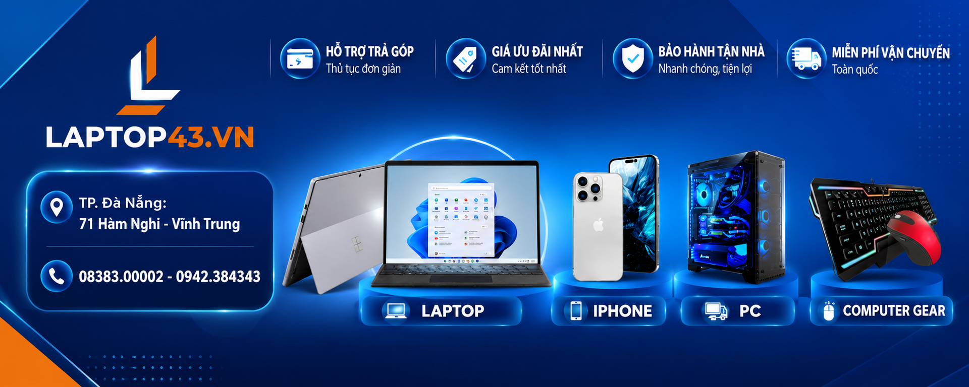 Mua bán laptop cũ mới Đà Nẵng trả góp hỗ trợ nhanh .Cửa hàng laptop uy tín tại Đà Nẵng giao nhanh tận nơi 71 hàm nghi đà nẵng