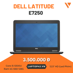 Dell E7250 I5-5300 || RAM 4G/ SSD128¬G || LCD 12.5”