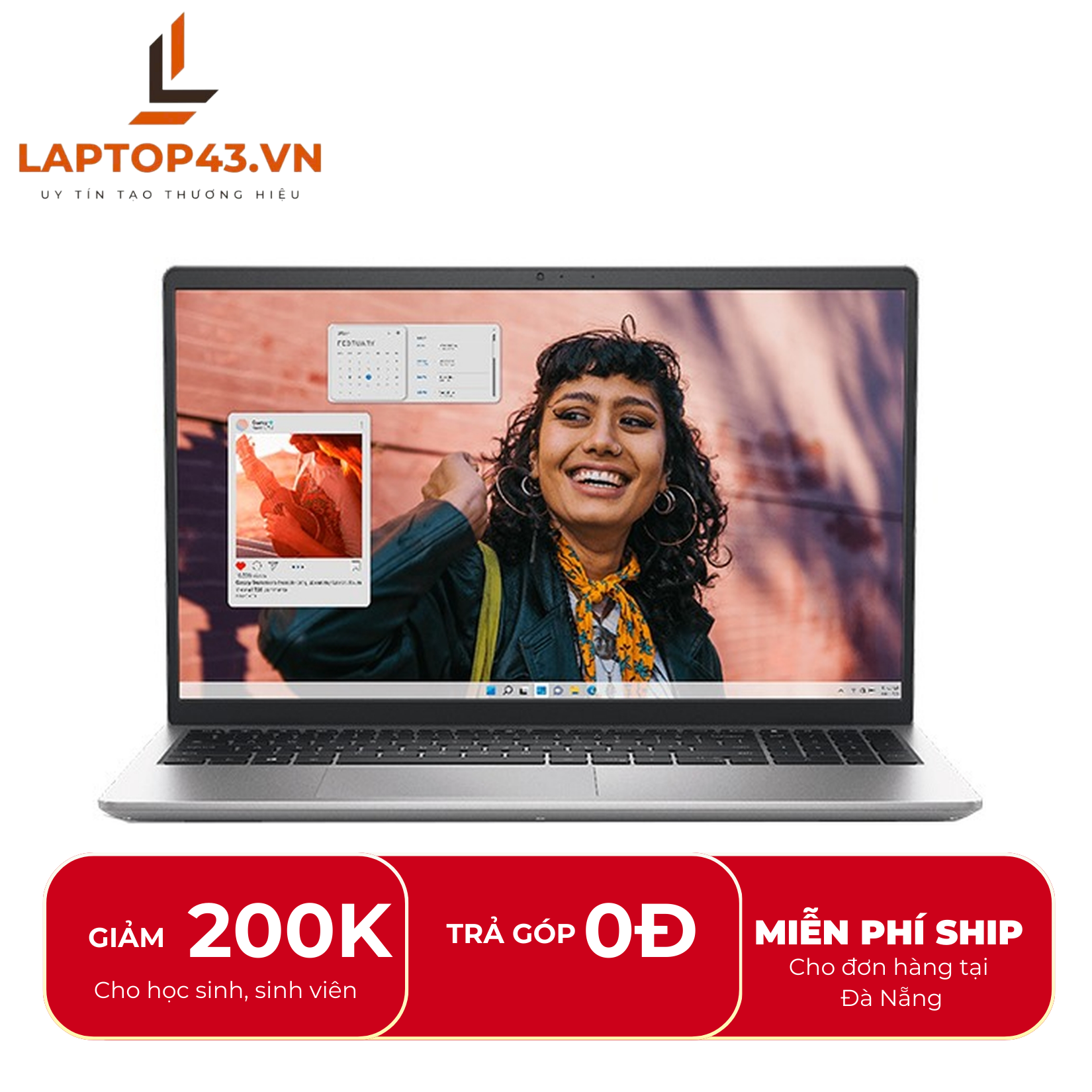 Laptop Dell Inspiron 15 3530 core i7-1355U/ 16GB/ 512GB/ MX550 2GB/ FullAC (BH hãng đến 2/26)