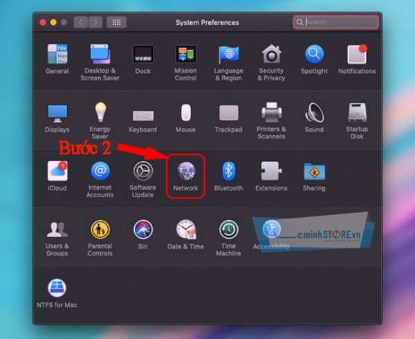 Chọn Network Chọn Network