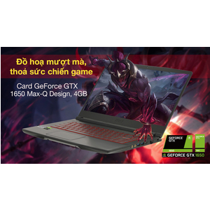 Laptop MSI Gaming GF63 Thin 10SC-481VN Core i7 10750H/ Ram 8GB/ SSD 512GB / Màn Hình 15.6FHD/GTX 1650 Max Full AC