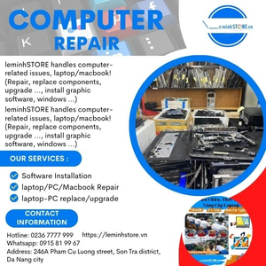 Computer, Imac, Laptop, Macbook Repairs & Services in Da Nang, Hoi An