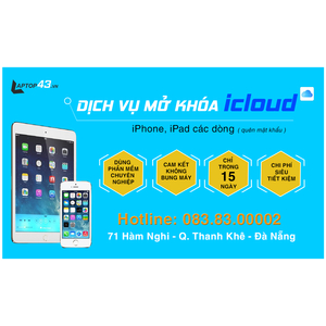 Lấy lại mật khẩu iCloud, unlock iCloud cho iPhone, iPad bị khóa iCloud