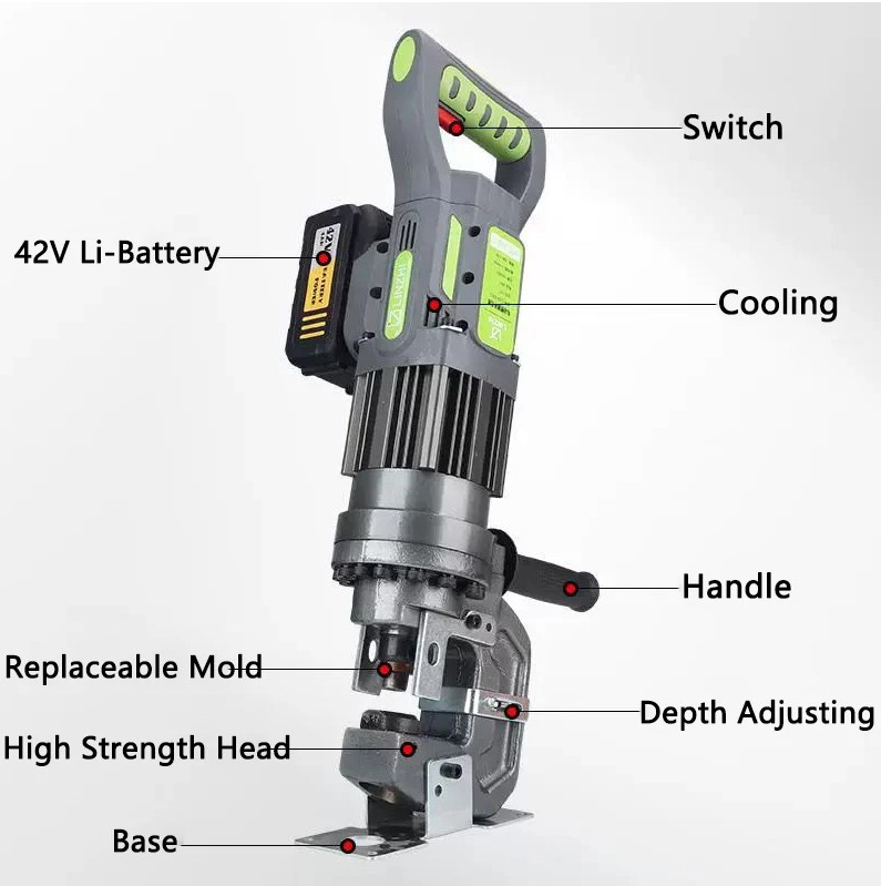 Máy đột lỗ thủy lực dùng pin LD-25L