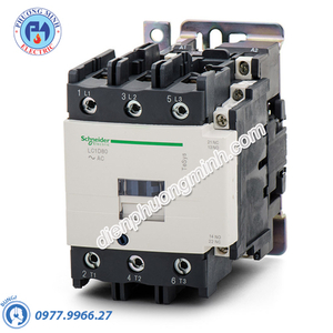 Contactor 3P, cuộn dây điều khiển 110VAC 50/60Hz 95A 1N/O 1N/C - Model LC1D95F7