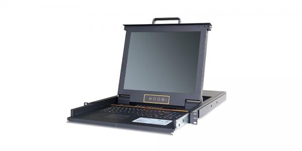 LCD KVM over IP Console with 24 port CAT5 KVM-17 - LC2724i