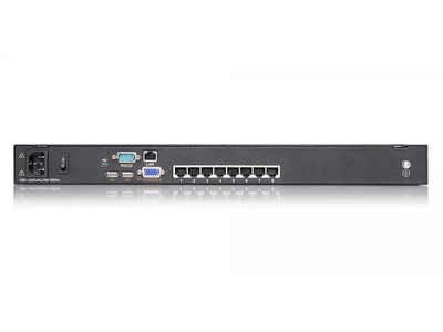 LCD KVM over IP Console with 8 port CAT5 KVM-19