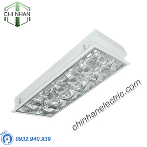 Máng Đèn LED Phản Quang Âm Trần 2x19W 605x300 - LCA209 - Duhal