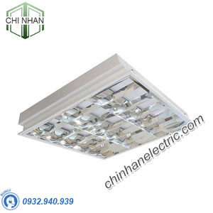 Máng Đèn LED Phản Quang Âm Trần 2x19W 605x605 - LCA6209 - Duhal