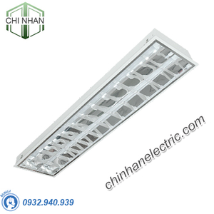 Máng Đèn LED Phản Quang Âm Trần 2x18W 1215x300 - LDA218 - Duhal