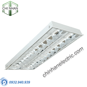 Máng Đèn LED Phản Quang Âm Trần 2x18W 1215x605 - LDA6218 - Duhal