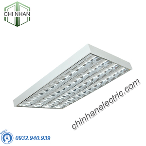 Máng Đèn LED Phản Quang Lắp Nổi 4x18W 1220x610 - LDN418 - Duhal