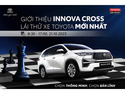 LỄ RA MẮT TOYOTA INNOVA CROSS HOÀN TOÀN MỚI