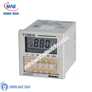 Bộ đặt thời gian LCD số DIN W48xH48mm - Model LE3S