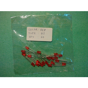 LED đơn đỏ, 1 túi 20 bóng