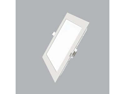 Led Panel vuông âm Dimmer 18W trắng, vàng