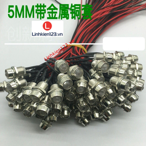 Đèn báo LED vỏ sắt 5VDC