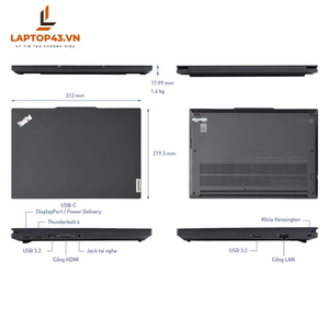Lenovo ThinkPad E14 Gen 6 gồm Intel Core Ultra 5 125U (4.30 GHz) RAM 16GB SSD 1TB Wifi,BT,Finger Print 14WUXGA_AG_300N/ NO OS/ 2 Yrs Premier support