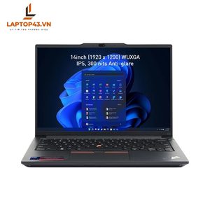 Lenovo ThinkPad E14 Gen 6 gồm Intel Core Ultra 5 125U (4.30 GHz) RAM 16GB SSD 1TB Wifi,BT,Finger Print 14WUXGA_AG_300N/ NO OS/ 2 Yrs Premier support
