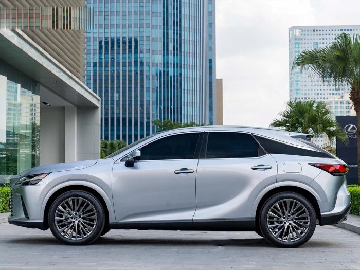 Lexus RX 350 màu bạc ánh xanh sonic iridium (1L2)