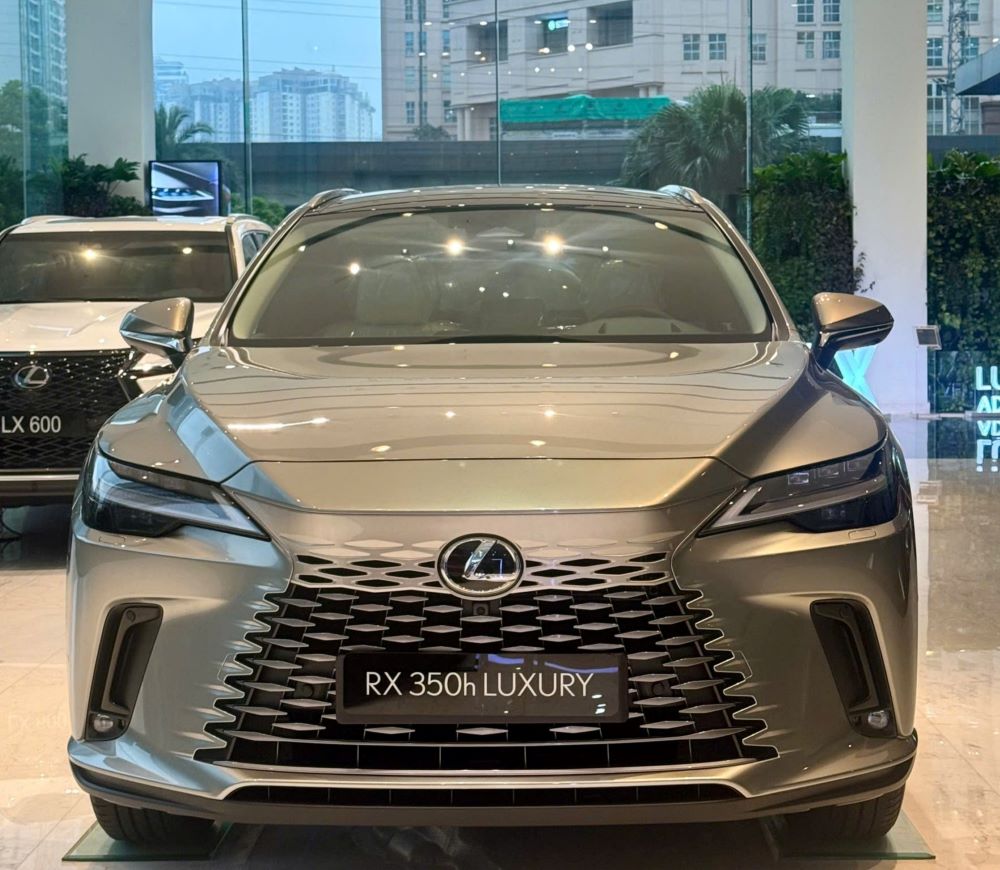 Lexus RX 350h Luxury màu Bạc Sonic Titanium (1J7)