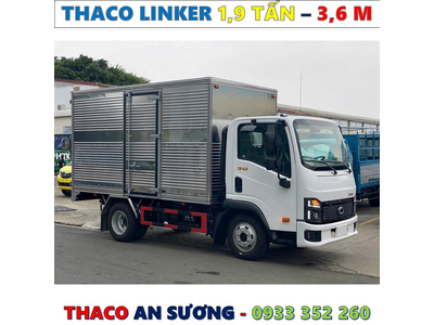 XE TẢI THACO LINKER 1,9 TẤN THÙNG KÍN 3,6 MÉT MỚI NHẤT