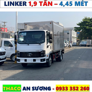 XE TẢI 1,9 TẤN THÙNG DÀI 4,45 MÉT MỚI NHẤT